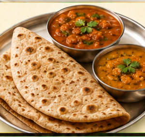 Golden Chapathi Curry Tiffin - Flavora Restaurant
